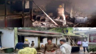 पूर्व मंत्री के सरकारी बंगले में लगी आग, दस्तावेज खाक पूर्व मंत्री के सरकारी बंगले में लगी आग, दस्तावेज खाक