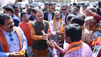 सीएम साय का बस्तरवासियों ने किया जोरदार स्वागत