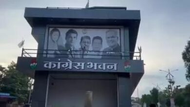 कांग्रेस का भव्य धार्मिक आयोजन, श्री राम दरबार का पूजा अर्चना