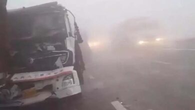कोहरा बना ‘काल’, धुंध के कारण आपस में टकराई गाड़ियां, 20 से ज्यादा गाड़ियां क्षतिग्रस्त