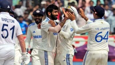 ┬арджреВрд╕рд░реЗ рдЯреЗрд╕реНрдЯ рдореЗрдВ рднрд╛рд░рдд рдХреЛ рдорд┐рд▓реА рдЬреАрдд, рдЗрдВрдЧреНрд▓реИрдВрдб рдХреЛ 106 рд░рди рд╕реЗ рд╣рд░рд╛рдпрд╛ ┬арджреВрд╕рд░реЗ рдЯреЗрд╕реНрдЯ рдореЗрдВ рднрд╛рд░рдд рдХреЛ рдорд┐рд▓реА рдЬреАрдд, рдЗрдВрдЧреНрд▓реИрдВрдб рдХреЛ 106 рд░рди рд╕реЗ рд╣рд░рд╛рдпрд╛