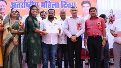 आज के समय में नारी किसी से पीछे नहीं, हर क्षेत्र में आगे: विधायक साहू आज के समय में नारी किसी से पीछे नहीं, हर क्षेत्र में आगे: विधायक साहू