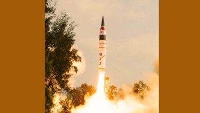 अग्नि-5 मिसाइल का सफल परीक्षण, राष्ट्रपति और PM मोदी ने दी बधाई अग्नि-5 मिसाइल का सफल परीक्षण, राष्ट्रपति और PM मोदी ने दी बधाई