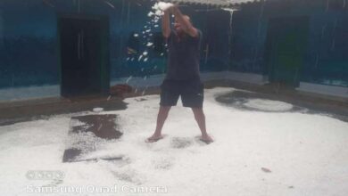 कांकेर में कश्मीर व शिमला जैसा दिखा नजारा, कई जगहों पर हुई बर्फबारी