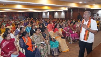 बृजमोहन ने भारतीय जनता युवा मोर्चा की बैठक में कार्यकर्ताओं में भरा जोश