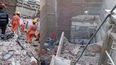 निर्माणाधीन इमारत गिरी, मलबे में दबकर दो मजदूरों की मौत