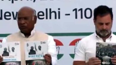 कांग्रेस ने लोकसभा चुनाव के लिए जारी किया घोषणापत्र, ‘पांच न्याय’ समेत कई वादे