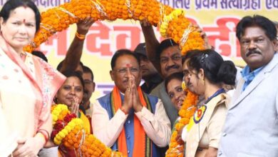 अपनी जिम्मेदारी का अच्छे से निर्वहन करूँ यह आशीर्वाद लेने आया हूँ : सीएम साय