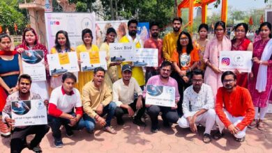 रामनवमी में बेज़ुबान पक्षियों के बचाव हेतु “नेकी कर संस्था द्वारा फ्री सकोरा व दाना वितरण “