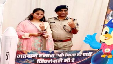 लोकसभा निर्वाचन 2024 : एसएसपी संतोष सिंह ने किया मतदान