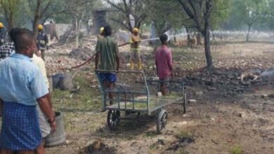 बड़ा दर्दनाक हादसा : पटाखा फैक्ट्री में भीषण विस्फोट, 8 लोगों की मौत, 12 घायल