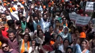 AAP सरकार ने ये बनावटी संकट बनाया है, दिल्ली में पानी की कमी को लेकर भाजपा का प्रदर्शन
