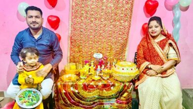 मड़वा सजाकर टिकवान टिक बड़े धूम धाम से मना अक्ति तिहार मड़वा सजाकर टिकवान टिक बड़े धूम धाम से मना अक्ति तिहार