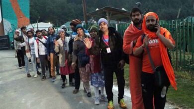 Amarnath Yatra: जम्मू आधार शिविर से 6,600 से अधिक तीर्थयात्रियों का तीसरा जत्था रवाना Amarnath Yatra: जम्मू आधार शिविर से 6,600 से अधिक तीर्थयात्रियों का तीसरा जत्था रवाना