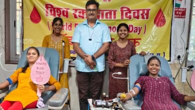 विश्व रक्तदाता दिवस के उपलक्ष्य में 02 रक्तदान शिविरों का आयोजन