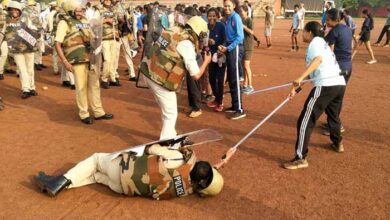 आपात स्थिति से निपटने किया गया बलवा ड्रिल का अभ्यास आपात स्थिति से निपटने किया गया बलवा ड्रिल का अभ्यास