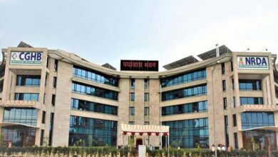 नया रायपुर के पर्यावास भवन के चौथी मंजिल से कूदा कर्मचारी, मौत