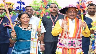 मुख्यमंत्री निवास में हरेली पर्व का रंगारंग आयोजन,चारों ओर बिखरी छत्तीसगढ़िया छटा
