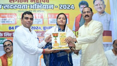 भाजपा के सिद्धांतों को जन-जन तक पहुंचाना हमारा संकल्प : लक्ष्मी राजवाड़े भाजपा के सिद्धांतों को जन-जन तक पहुंचाना हमारा संकल्प : लक्ष्मी राजवाड़े