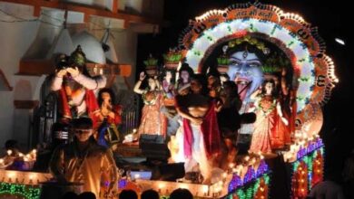 प्रख्यात राजनंदगांव में विसर्जन झांकी आज निकलेगी