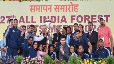 अखिल भारतीय वन खेलकूद : छत्तीसगढ़ के खिलाड़ियों का शानदार प्रदर्शन 97 गोल्ड मेडल के साथ प्रथम स्थान पर अखिल भारतीय वन खेलकूद : छत्तीसगढ़ के खिलाड़ियों का शानदार प्रदर्शन 97 गोल्ड मेडल के साथ प्रथम स्थान पर