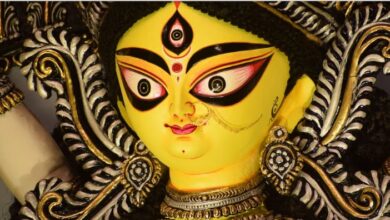 माता के दर्शन के लिए मंदिरों में लगी भक्तों की लंबी लाइन