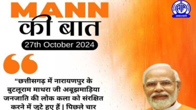 प्रधानमंत्री ने मन की बात में नारायणपुर के बुटलूराम माथरा को सराहा प्रधानमंत्री ने मन की बात में नारायणपुर के बुटलूराम माथरा को सराहा