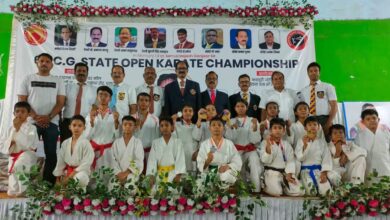राज्य स्तरीय ओपन कराते प्रतियोगिता में खिलाडियों ने जीते 7 स्वर्ण, 5 रजत, 1 कास्य