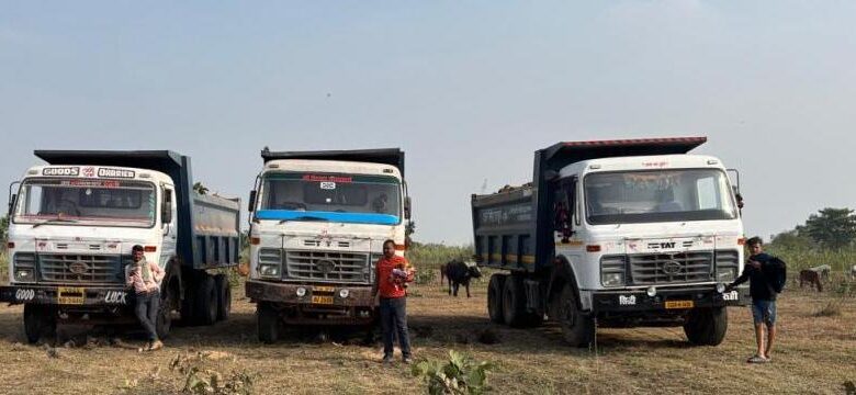 मिट्टी, मुरूम एवं रेत के अवैध परिवहन पर मुंगेली जिले में पांच वाहन जब्त मिट्टी, मुरूम एवं रेत के अवैध परिवहन पर मुंगेली जिले में पांच वाहन जब्त