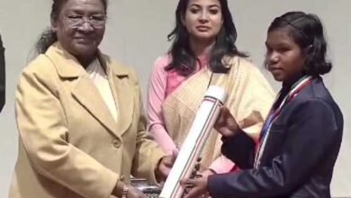 राष्ट्रीय जुडो खिलाड़ी कोंडागांव की बिटिया हेमबती नाग को राष्ट्रपति ने किया सम्मानित
