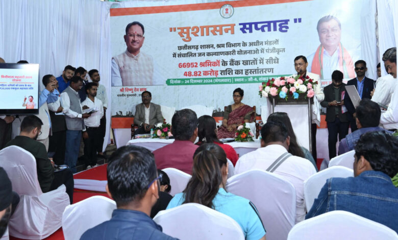 श्रम मंत्री ने किया रायगढ़ जिले के तमनार में शहीद वीर नारायण सिंह अन्नपूर्णा अन्न योजना का शुभारंभ किया श्रम मंत्री ने किया रायगढ़ जिले के तमनार में शहीद वीर नारायण सिंह अन्नपूर्णा अन्न योजना का शुभारंभ किया