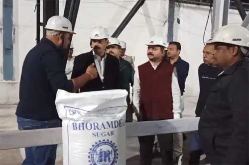 कलेक्टर वर्मा ने किया भोरमदेव सहकारी शक्कर कारखाने का निरीक्षण, एमडी ने दी सुविधाओ की जानकारी कलेक्टर वर्मा ने किया भोरमदेव सहकारी शक्कर कारखाने का निरीक्षण, एमडी ने दी सुविधाओ की जानकारी