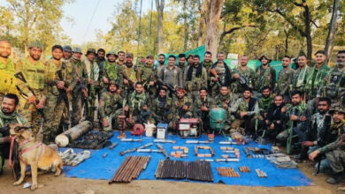 सुकमा में नक्सलियों के विस्फोटक व हथियार बनाने के कारखाने में मिला विस्फोटकों का भंडार