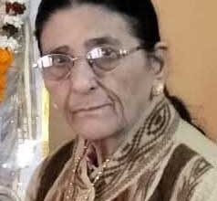 श्रीमती कुंदन दवे का निधन श्रीमती कुंदन दवे का निधन