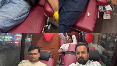 बढ़ते कदम व विश्व सिंधी सेवा संगम के शिविर में 153 ने किया रक्तदान बढ़ते कदम व विश्व सिंधी सेवा संगम के शिविर में 153 ने किया रक्तदान