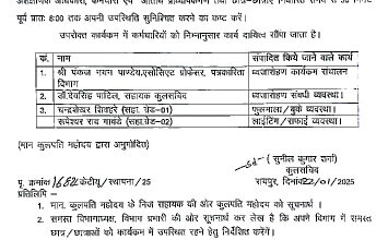 26 рдЬрдирд╡рд░реА рдХреЛ рдХреБрд╢рд╛рднрд╛рдК рдард╛рдХрд░реЗ рдкрддреНрд░рдХрд╛рд░рд┐рддрд╛ рд╡рд┐рд╡рд┐ рдореЗрдВ рдордирд╛рдпрд╛ рдЬрд╛рдПрдЧрд╛ рд╕реНрд╡рддрдВрддреНрд░рддрд╛ рджрд┐рд╡рд╕! 26 рдЬрдирд╡рд░реА рдХреЛ рдХреБрд╢рд╛рднрд╛рдК рдард╛рдХрд░реЗ рдкрддреНрд░рдХрд╛рд░рд┐рддрд╛ рд╡рд┐рд╡рд┐ рдореЗрдВ рдордирд╛рдпрд╛ рдЬрд╛рдПрдЧрд╛ рд╕реНрд╡рддрдВрддреНрд░рддрд╛ рджрд┐рд╡рд╕!