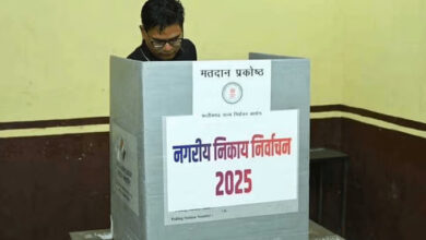 मंत्री ओपी चौधरी ने डाला वोट मंत्री ओपी चौधरी ने डाला वोट