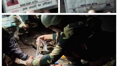 सर्चिंग पर निकले बीएसएफ के जवानों ने दुर्घटना में घायल बाईक सवार युवक की बचाई जान