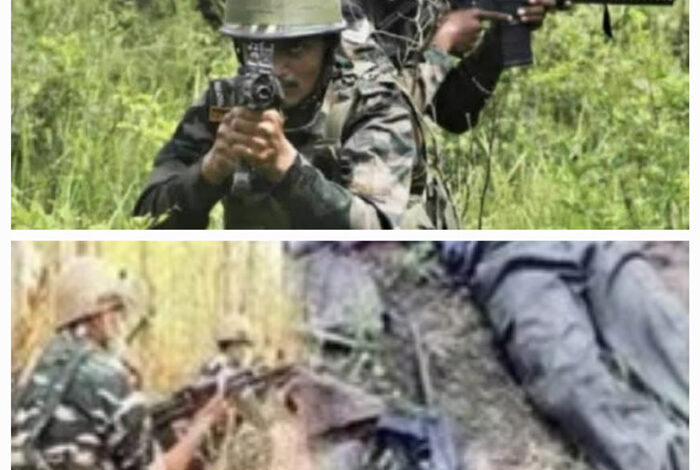 मुठभेड़ में एक वर्दीधारी पुरुष नक्सली ढेर, एसएलआर रायफल व अन्य नक्सल सामग्री बरामद मुठभेड़ में एक वर्दीधारी पुरुष नक्सली ढेर, एसएलआर रायफल व अन्य नक्सल सामग्री बरामद