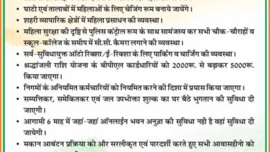 नगरीय निकाय चुनाव के लिए कांग्रेस ने जारी किया घोषणा पत्र, लोक-लुभावन वादें