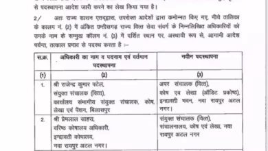 राज्य सेवा के 16 अधिकारियों के तबादले व प्रमोशन राज्य सेवा के 16 अधिकारियों के तबादले व प्रमोशन
