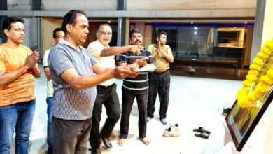 महाराष्ट्र मंडल में रंगपंचमी की मस्ती के बीच शिवाजी महाराज की महाआरती में दिखा जोश