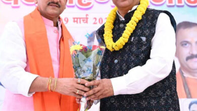 गौरेला के नवनिर्वाचित अध्यक्ष मुकेश ने संस्कृत में ली, केंद्रीय मंत्री तोखन हुए शामिल गौरेला के नवनिर्वाचित अध्यक्ष मुकेश ने संस्कृत में ली, केंद्रीय मंत्री तोखन हुए शामिल