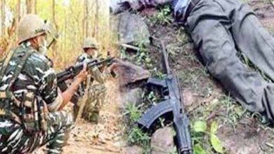 मुठभेड़ में 22 नक्सली ढेर , एक जवान शहीद मुठभेड़ में 22 नक्सली ढेर , एक जवान शहीद