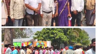 नक्सल सहयोगी बताकर पुलिस ने तीन गांव के 5 ग्रामीणों को लिया हिरासत में, विरोध में थाने पहुंचे ग्रामीण