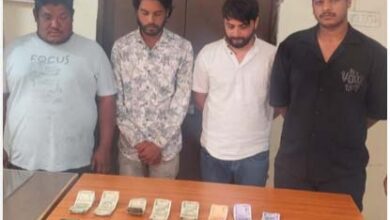 जुआ खेलते 5 गिरफ्तार जुआ खेलते 5 गिरफ्तार