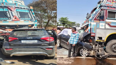 आरंग कार दुर्घटना में पांच लोगों की मौत