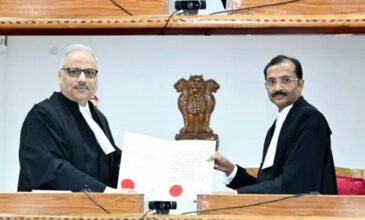 छह उच्च न्यायालय में तीन अतिरिक्त जज ने ली शपथ