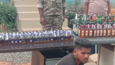 अवैध शराब के साथ एक आरोपी गिरफ्तार