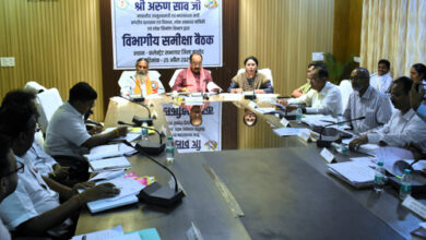 पेयजल की समुचित व्यवस्था सुनिश्चित तथा निर्माण कार्यों को निर्धारित समयावधि में पूरा करने साव ने दिए निर्देश